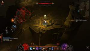 Diablo 3 - Komplettlösung : In den vergessenen Ruinen bekommen wir es u.a. mit einem uralten Wächter zu tun.
