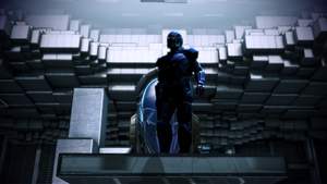 Mass Effect 3 : So sieht also das Kollektivbewußtsein der Geth aus.