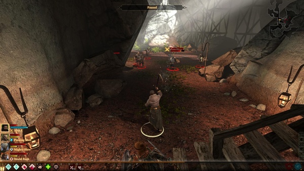 Dragon Age 2 : In dem Schmugglerweg greifen viele Banditen der Karta an.